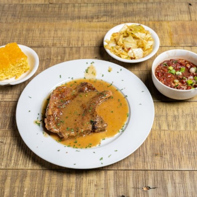 Smothered Pork Chop.